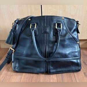 Dooney Burke Florentine Leather Pocket Satchel